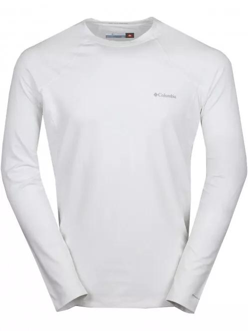 top lenjerie de corp pt. barbati Columbia Midweight Stretch Long Sleeve Top alb 2