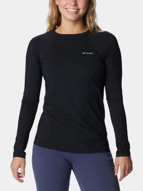 top lenjerie de corp pt. femei Columbia Midweight Stretch Long Sleeve Top negru 2