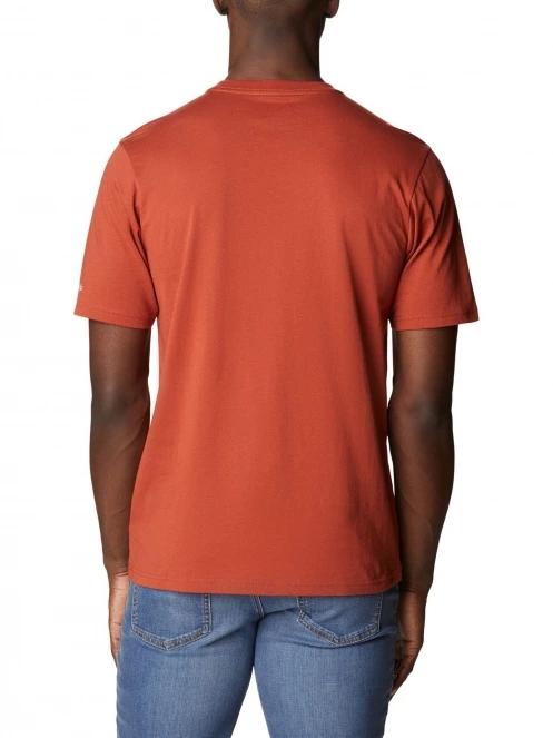tricou cu maneci scurte pt. barbati Columbia Csc Basic Logo Short Sleeve Shirt rosu 4