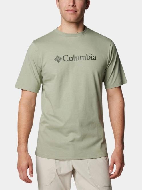 tricou cu maneci scurte pt. barbati Columbia Csc Basic Logo Short Sleeve Shirt verde 2