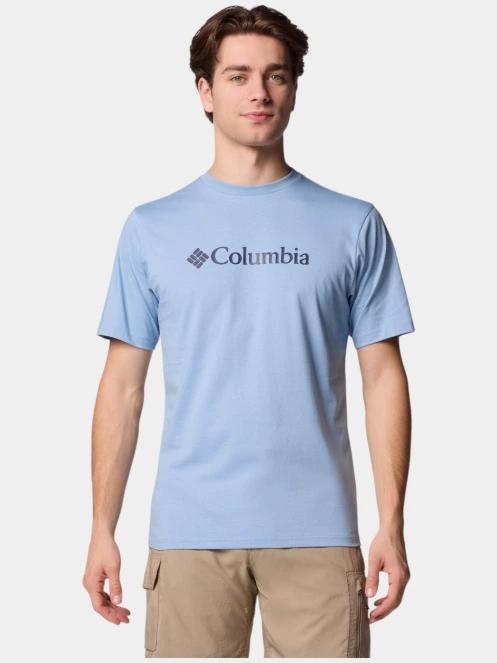 tricou cu maneci scurte pt. barbati Columbia CSC Basic Logo Short Sleeve Shirt albastru 2