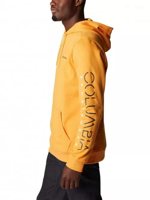 pulover cu gluga pt. barbati Columbia Csc Basic Logo II Hoodie galben 4