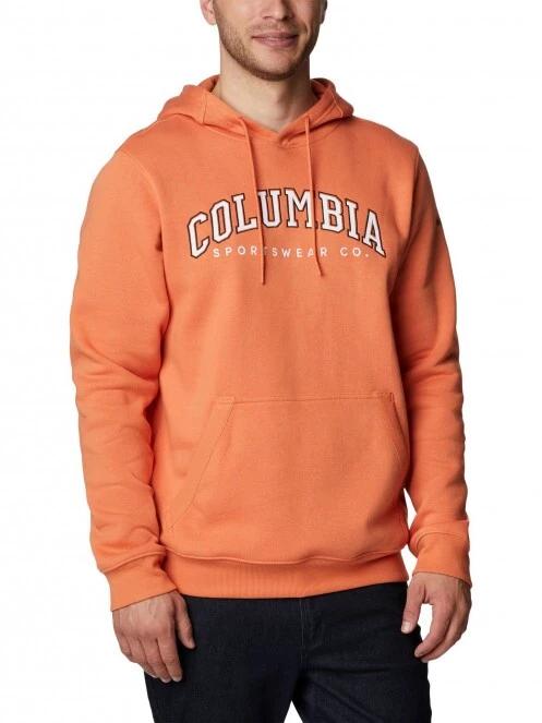 pulover cu gluga pt. barbati Columbia Csc Basic Logo II Hoodie portocaliu 2