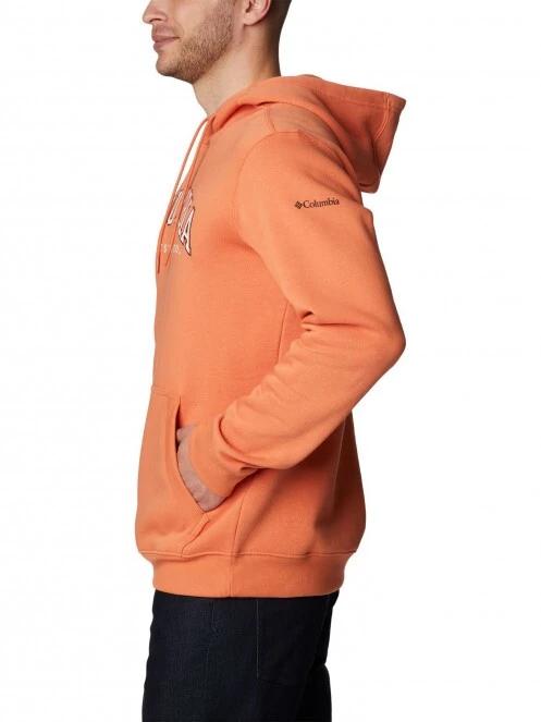 pulover cu gluga pt. barbati Columbia Csc Basic Logo II Hoodie portocaliu 3