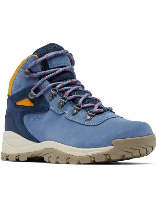 bocanci de drumetie impermeabili pt. femei Columbia Newton Ridge Plus Waterproof Amped albastru 2