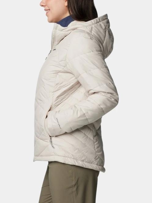 geaca matlasata de tranzitie pt. femei Columbia Heavenly Hooded Jacket nisip 3
