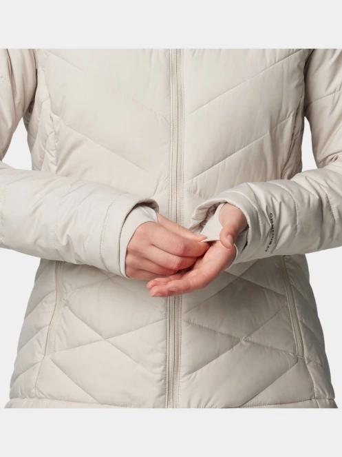 geaca matlasata de tranzitie pt. femei Columbia Heavenly Hooded Jacket nisip 7