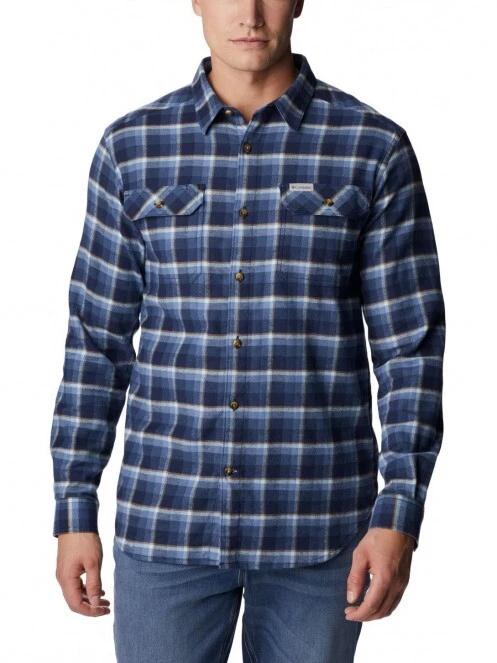camasa cu maneci lungi pt. barbati Columbia Flare Gun Stretch Flannel albastru 2