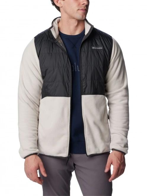 pulover polar pt. barbati Columbia Basin Butte Fleece Full Zip nisip 6