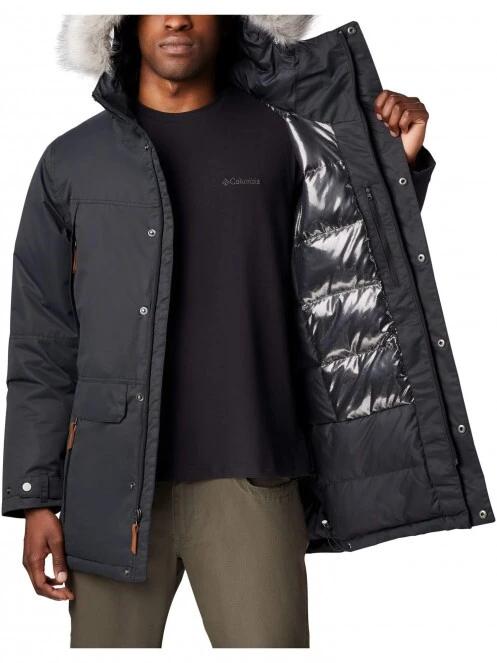 jacheta de iarna pt. barbati Columbia South Canyon Long Down Parka negru 3