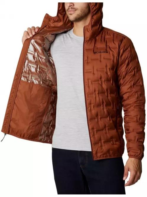 jacheta de primavara pt. barbati Columbia Delta Ridge Down Hooded Jacket maro 5