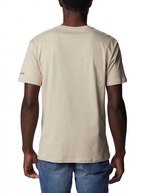 tricou cu maneci scurte pt. barbati Columbia M Rapid Ridge Graphic Tee nisip 4