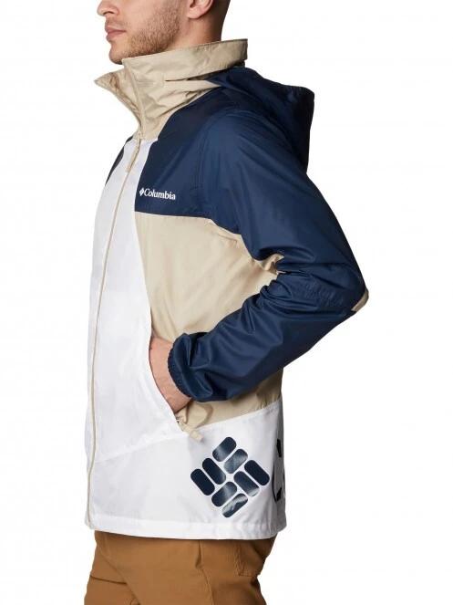 geaca de vant pt. barbati Columbia Point Park Windbreaker alb 3