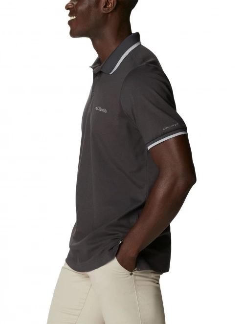 tricou cu guler pt. barbati Columbia Cove Dome Butte Solid Pique Polo negru 3