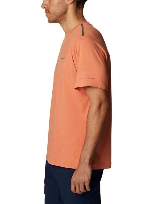 tricou pentru sport, cu maneci scurte pt. barbati Columbia Tech Trail Crew Neck portocaliu 3