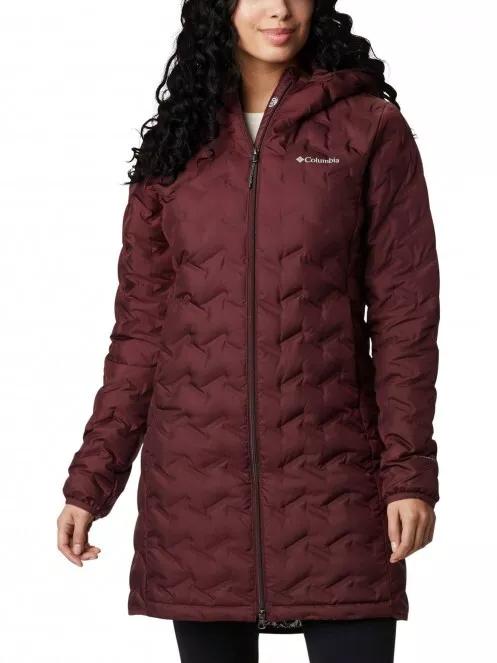 jacheta de puf pt. femei Columbia Delta Ridge Long Down Jacket violet 2