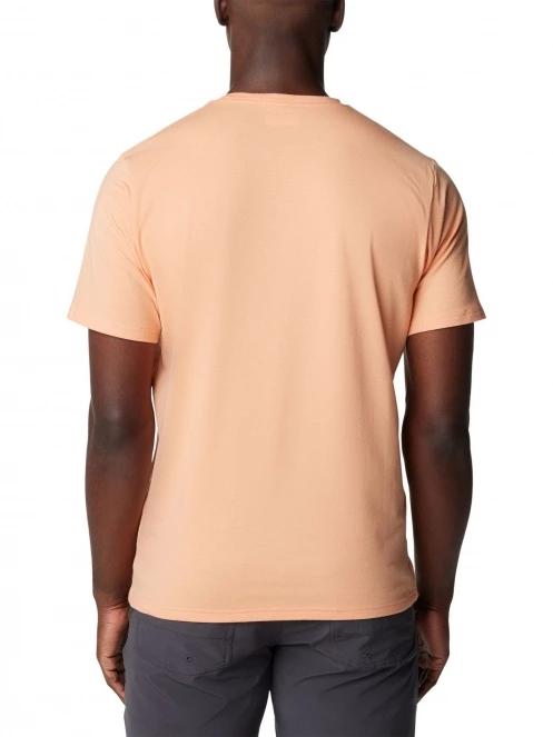 tricou pentru sport, cu maneci scurte pt. barbati Columbia Men's Sun Trek Short Sleeve Tee roz 4