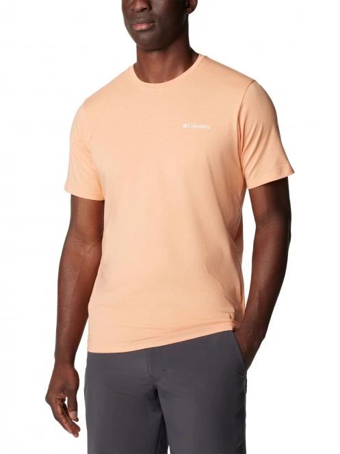 tricou pentru sport, cu maneci scurte pt. barbati Columbia Men's Sun Trek Short Sleeve Tee roz 5
