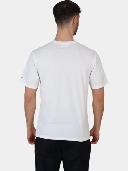 tricou pentru sport, cu maneci scurte pt. barbati Columbia Men's Sun Trek Short Sleeve Graphic Tee alb 4