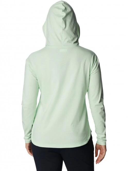 pulover cu gluga pt. femei Columbia Sun Trek Hooded Pullover verde 4
