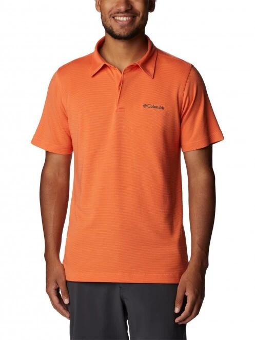 tricou cu guler pt. barbati Columbia Sun Ridge Polo II portocaliu 2
