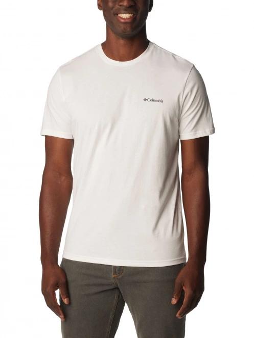 tricou cu maneci scurte pt. barbati Columbia Rapid Ridge Back Graphic Tee II alb 2