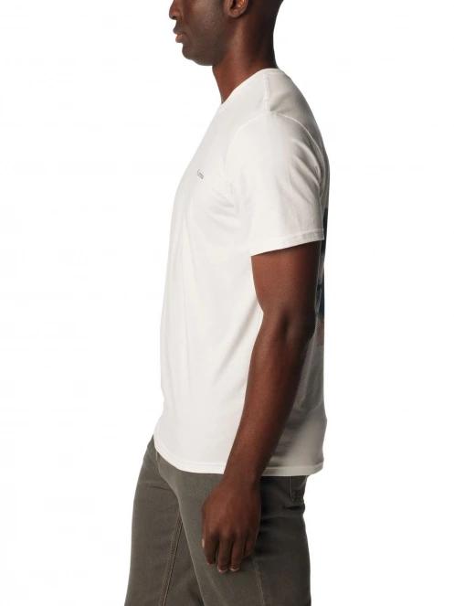 tricou cu maneci scurte pt. barbati Columbia Rapid Ridge Back Graphic Tee II alb 3