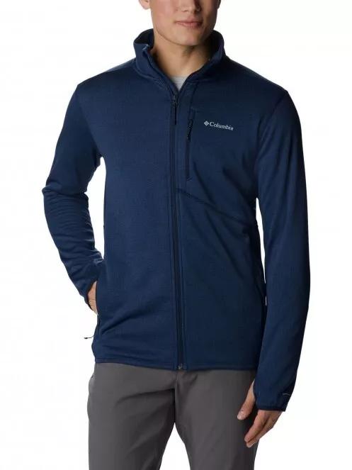 pulover polar pt. barbati Columbia Park View Fleece Full Zip albastru 2