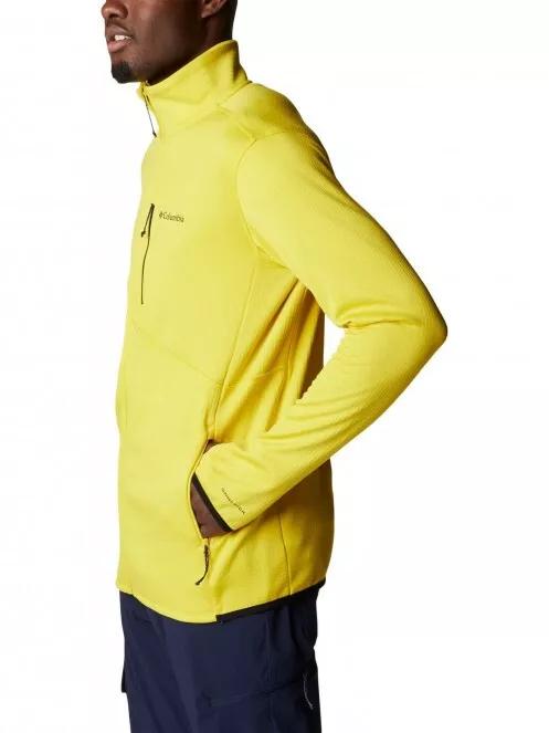 pulover polar pt. barbati Columbia Park View Fleece Full Zip galben 4