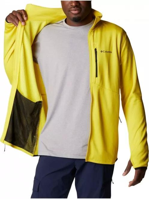 pulover polar pt. barbati Columbia Park View Fleece Full Zip galben 5