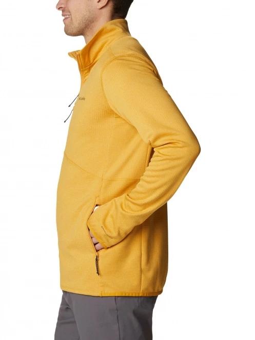 pulover polar pt. barbati Columbia Park View Fleece Full Zip galben 3