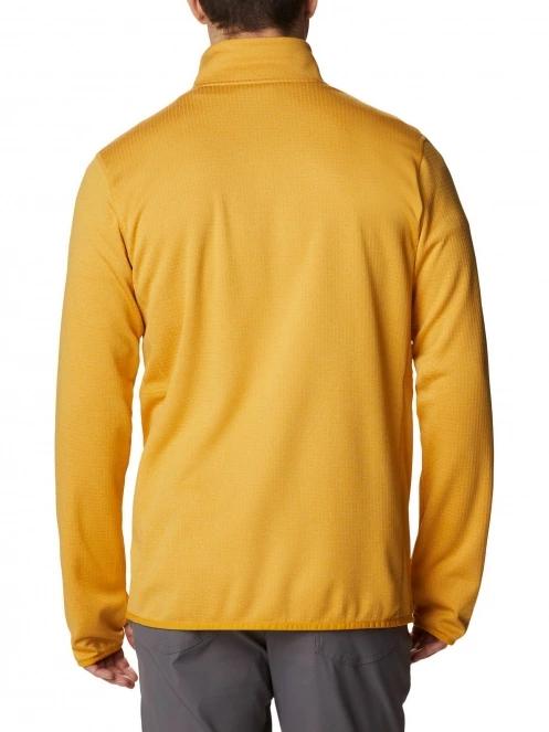 pulover polar pt. barbati Columbia Park View Fleece Full Zip galben 4