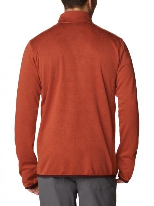 pulover polar pt. barbati Columbia Park View Fleece Full Zip rosu 4