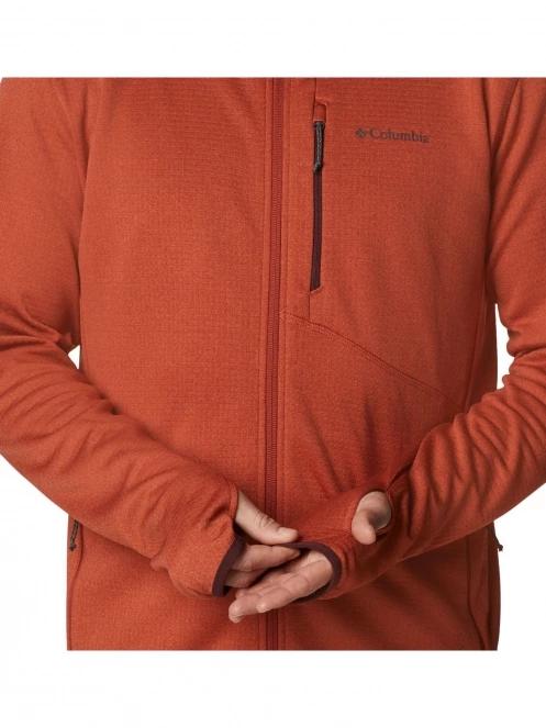 pulover polar pt. barbati Columbia Park View Fleece Full Zip rosu 6
