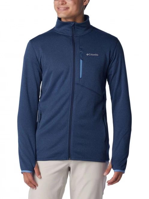 pulover polar pt. barbati Columbia Park View Fleece Full Zip albastru 2