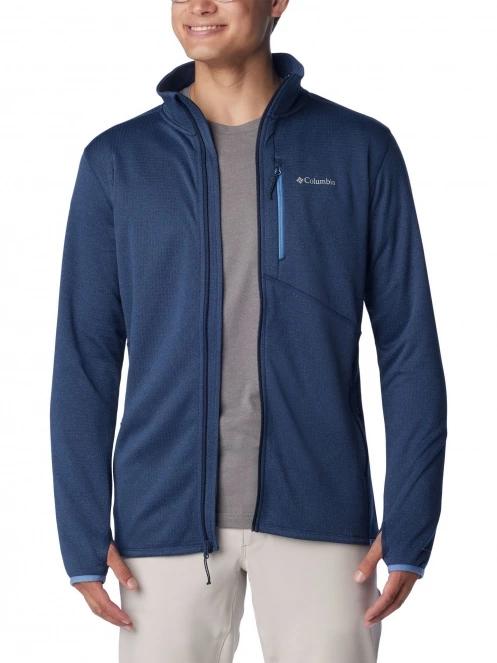 pulover polar pt. barbati Columbia Park View Fleece Full Zip albastru 5