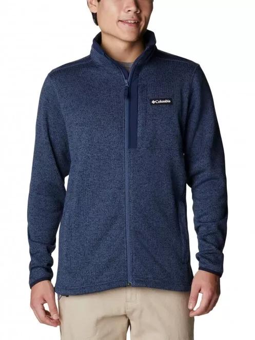pulover polar pt. barbati Columbia Sweater Weather Full Zip albastru 2