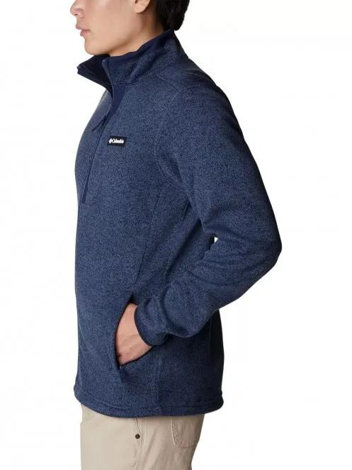 pulover polar pt. barbati Columbia Sweater Weather Full Zip albastru 4
