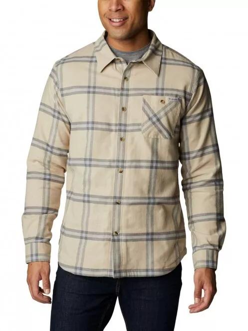 camasa cu maneci lungi pt. barbati Columbia Cornell Woods Fleece Lined Flannel nisip 2