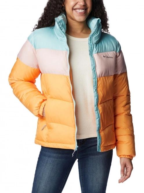 jacheta de strada pt. femei Columbia Puffect Color Blocked Jacket galben 5