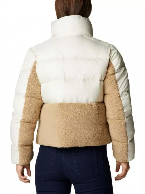 jacheta de strada pt. femei Columbia Leadbetter Point Sherpa Hybrid nisip 3
