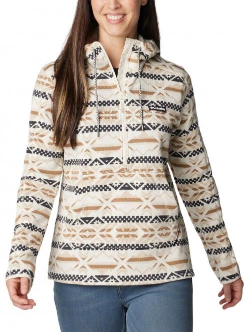 pulover polar pt. femei Columbia W Sweater Weather Hooded Pullover nisip 2