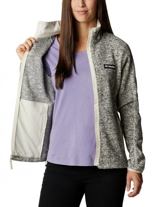 pulover polar pt. femei Columbia W Sweater Weather Full Zip nisip 6