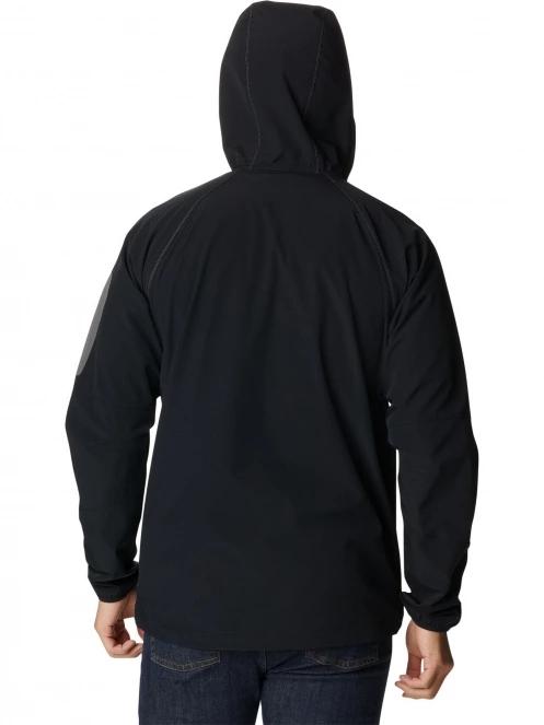 jacheta softshell pt. barbati Columbia Tall Heights Hooded Softshell negru 4