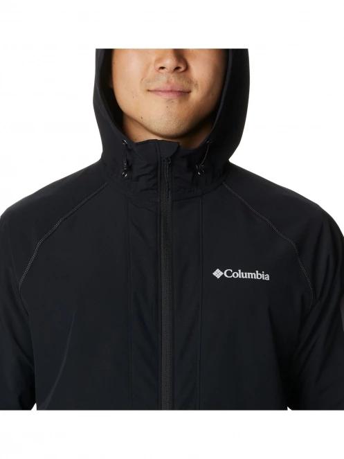 jacheta softshell pt. barbati Columbia Tall Heights Hooded Softshell negru 7