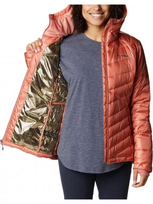 jacheta de iarna pt. femei Columbia Joy Peak Hooded Jacket rosu 5