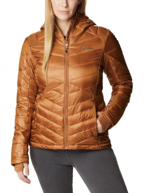 jacheta de iarna pt. femei Columbia Joy Peak Hooded Jacket maro 2