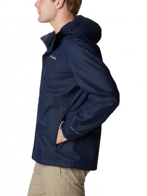 haine de ploaie pt. barbati Columbia Hikebound Jacket albastru 3