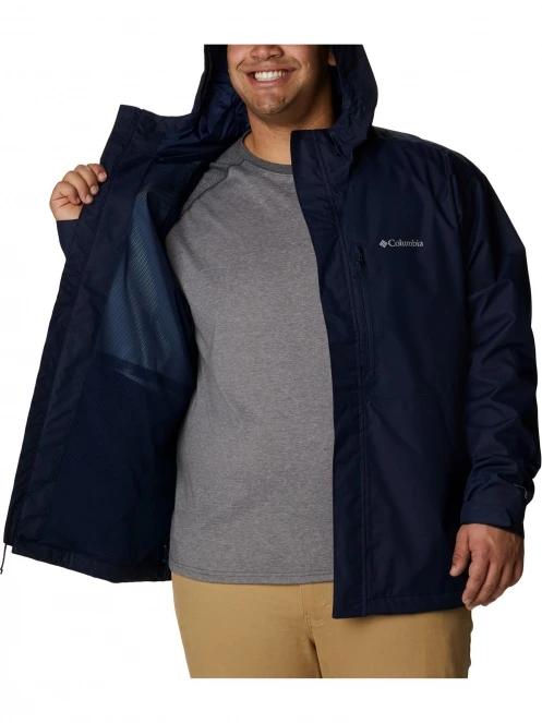 haine de ploaie pt. barbati Columbia Hikebound Jacket albastru 6
