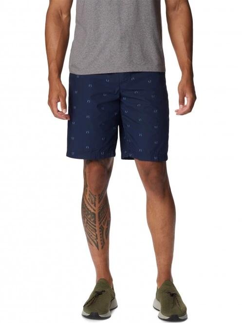 pantaloni scurti pt. barbati Columbia Washed Out Printed Short albastru 2
